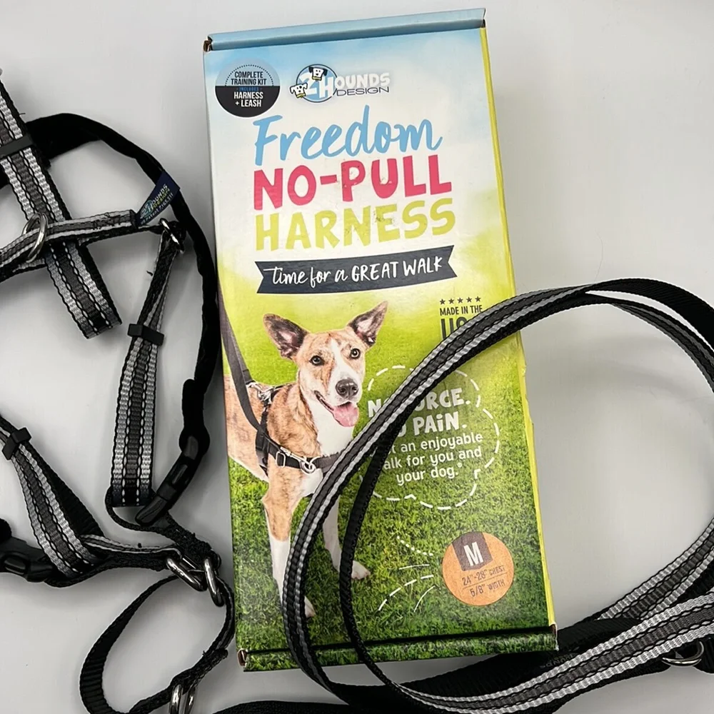 NEW FREEDOM HARNESS & LEASH-MED - Picture 2 of 6